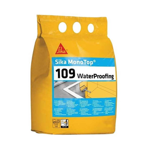 Sika topseal 109hi - Elastomeric polymer modified cementitious waterproof coatings | Construction Products | Building Products | Antrix Constructions